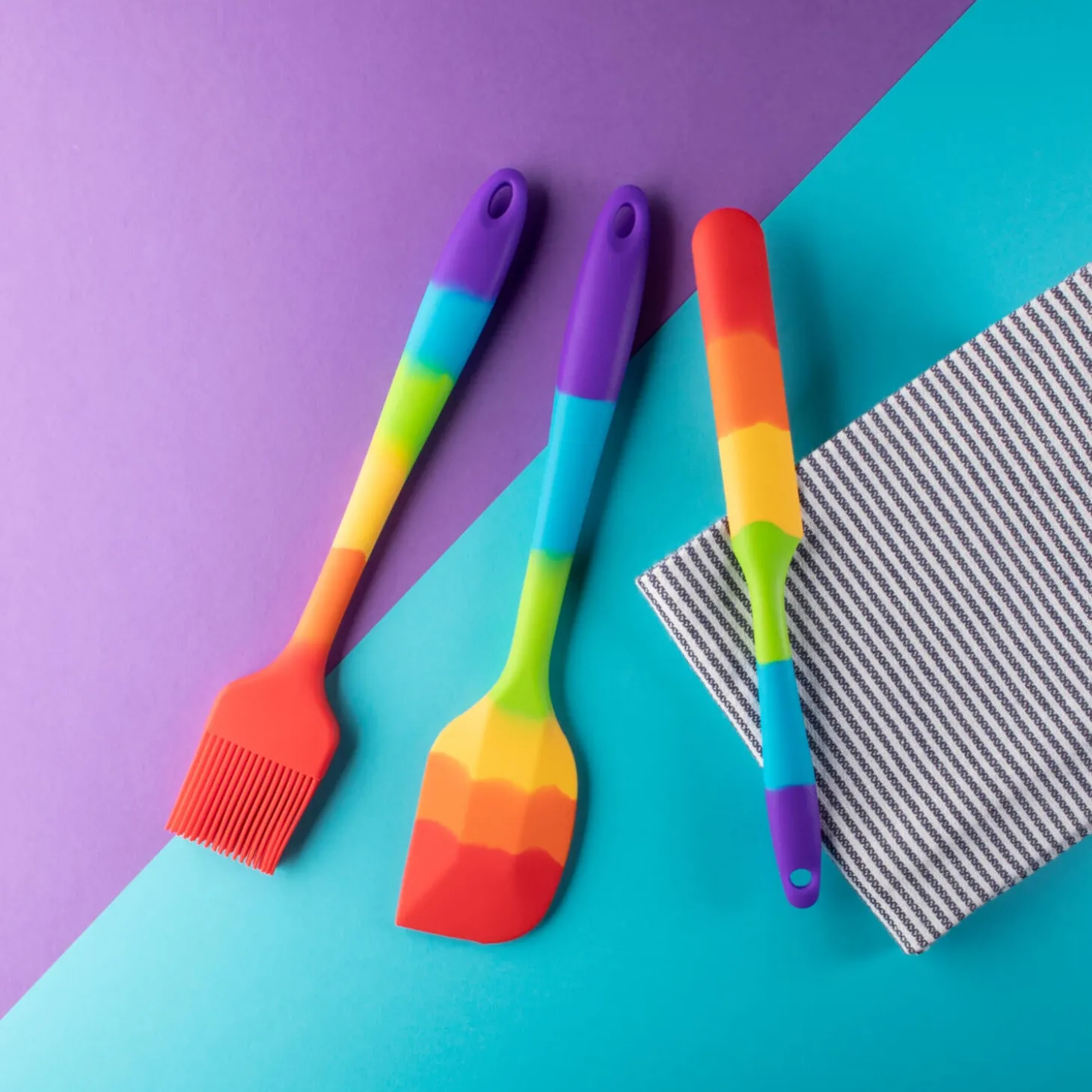 Taylor's Eye Witness Mini Silicone Ladle - Rainbow