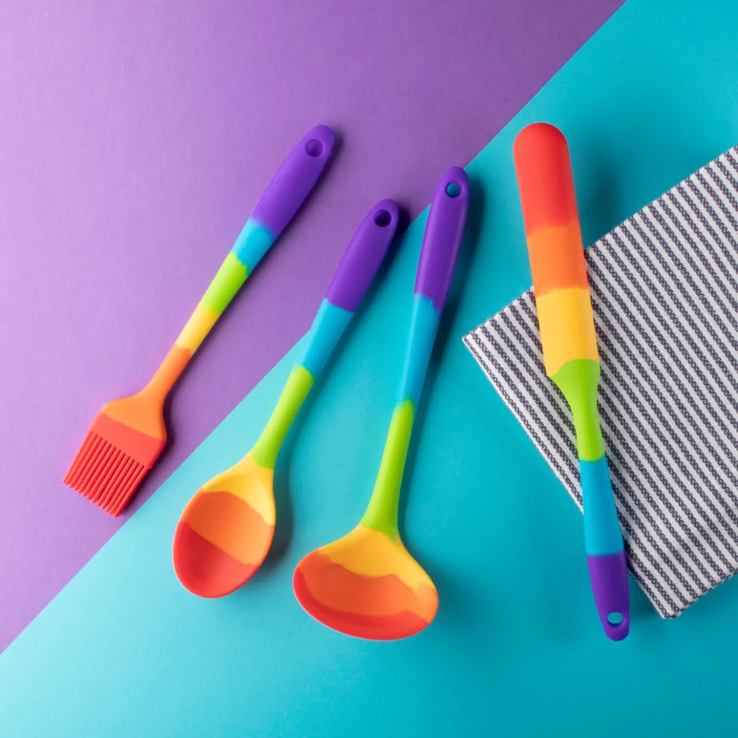 Taylor's Eye Witness Mini Silicone Ladle - Rainbow