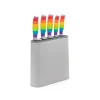 Taylor's Eye Witness 5-Piece Kitchen Knife Block Set - Rainbow