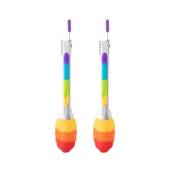 Taylor's Eye Witness 2-Piece Mini Silicone Tong Set - Rainbow