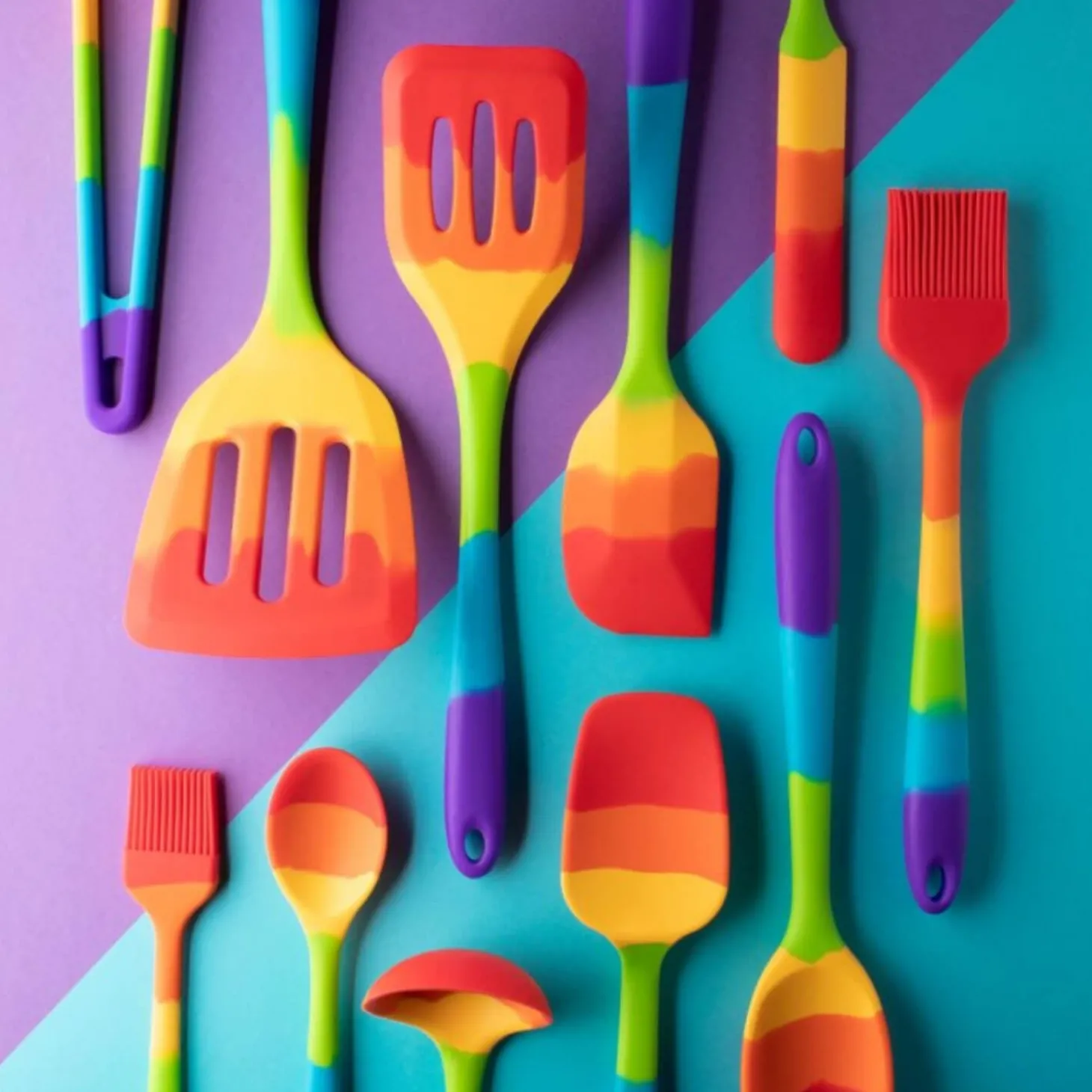 Taylor's Eye Witness Silicone Spoon - Rainbow