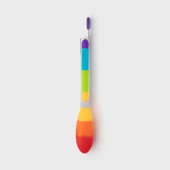 Taylor's Eye Witness Stainless Steel Silicone Tongs - Rainbow