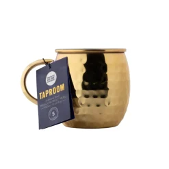 Taylor's Eye Witness Taproom Stainless Steel 450ml Moscow Mule Mug - Hammered Gold