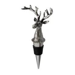 Taylor's Eye Witness Taproom Classic Stag Wine Bottle Stopper - Pewter