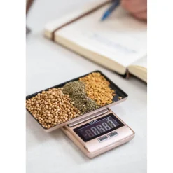 Taylors Pro 0.01g Ultra Precision Portion Digital Kitchen Scales - Rose Gold