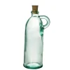 T&G Green House Recycled Glass 550ml Bottle with Handle & Cork