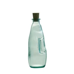 T&G Green House Recycled 300ml Oil/Vinegar Bottle with Cork Stopper