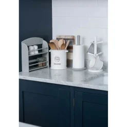 T&G Woodware Hevea Paper Towel Holder - Grey