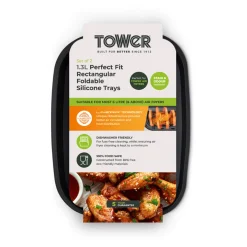Tower Air Fryer Rectangular Foldable Trays - Set Of 2