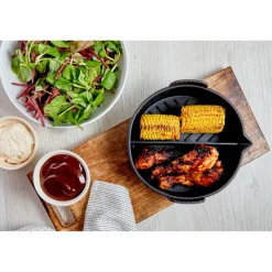 Tower Air Fryer Round Solid Tray with Divider