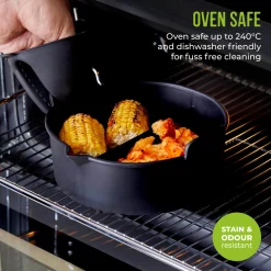 Tower Air Fryer Round Solid Tray with Divider