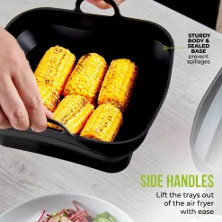 Tower Air Fryer Square Foldable Trays - Pack of 2