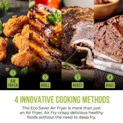 Tower T17151 Vortx 8L Vizion Dual Basket Digital Air Fryer - Black