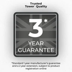 Tower T17151 Vortx 8L Vizion Dual Basket Digital Air Fryer - Black