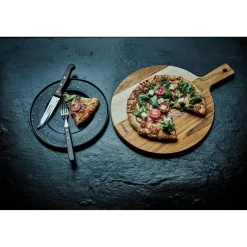 Tramontina Teak 30cm Round Handled Chopping Board