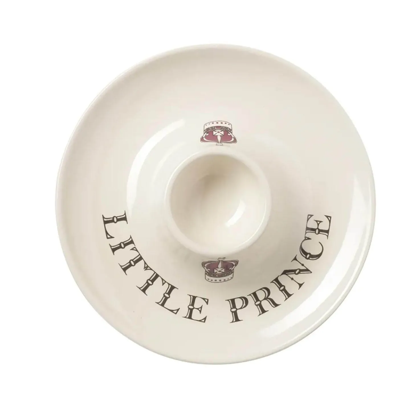 Tuftop Majestic Little Prince Stoneware Egg Cup & Saucer