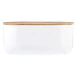 Typhoon Eden Carbon Steel Bread Storage Container - White