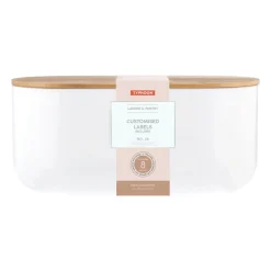 Typhoon Eden Carbon Steel Bread Storage Container - White