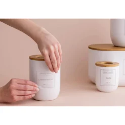 Typhoon Eden Carbon Steel Small Storage Container - White