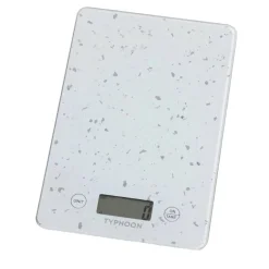 Typhoon Elements Digital Kitchen Scales - White Quartz Effect