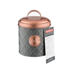 Typhoon Henrik Sugar Storage Canister - Graphite & Copper