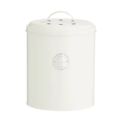 Typhoon Living 2.5 Litre Compost Caddy - Cream