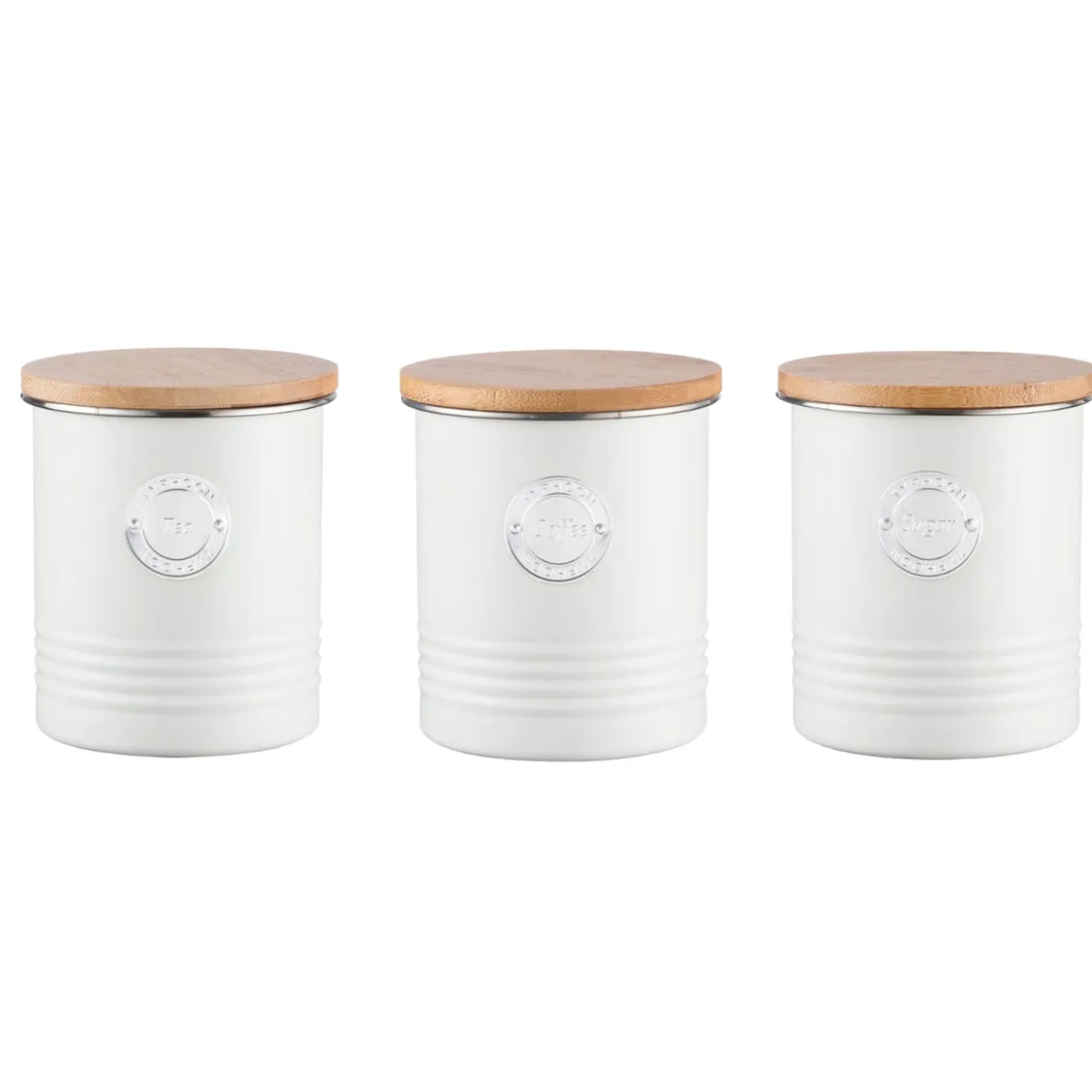 Typhoon Living 3 Piece Canister Set - Cream