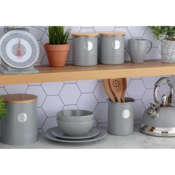 Typhoon Living Tea Canister - Grey