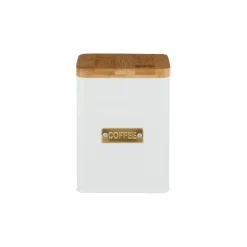 Typhoon Square Coffee Canister - Otto White