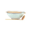 Typhoon World Foods Ceramic Noodle Soup Bowl Set - Blue