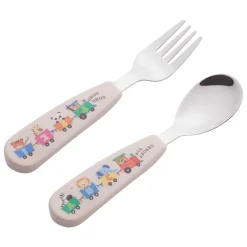 Viners 2-Piece Childrens Travel Cutlery Set & Case - All Aboard