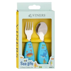 Viners Sea Life 2-Piece Childrens Cutlery Set