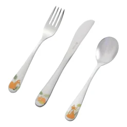 Viners The Fox 3-Piece Stainless Steel Childrens Cutlery Set