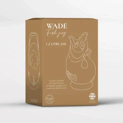 Wade Fish Earthenware 1.2 Litre Gluggle Jug - Forest Green