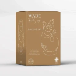 Wade Fish Earthenware 0.6 Litre Gluggle Jug - Sage