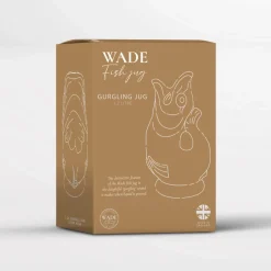 Wade Fish Earthenware 1.2 Litre Gluggle Jug - White