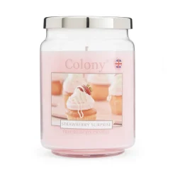 Wax Lyrical Colony Large Scented Candle Jar - Strawberry Surprise