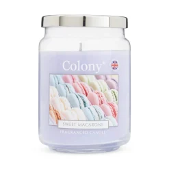 Wax Lyrical Colony Large Scented Candle Jar - Sweet Macarons