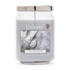 Wax Lyrical Colony Large Scented Candle Jar - Spa Moments