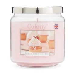 Wax Lyrical Colony Medium Scented Candle Jar - Strawberry Surprise