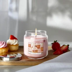 Wax Lyrical Colony Medium Scented Candle Jar - Strawberry Surprise