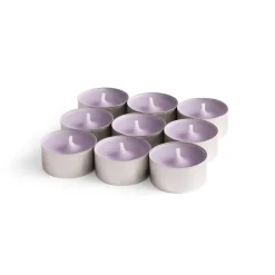 Wax Lyrical Colony Pack of 9 Scented Tealights - Lavender Fields