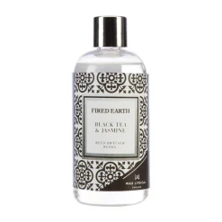 Wax Lyrical Fired Earth Reed Diffuser 200ml Refill - Black Tea & Jasmine