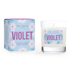 Wax Lyrical Glass Scented Candle - Violet