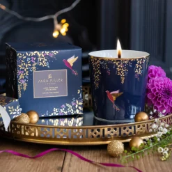 Wax Lyrical Sara Miller Scented Candle - Amber, Orchid & Lotus Blossom