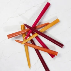 Wax Lyrical Unfragranced 25cm Tapered Dinner Candle - Mulberry