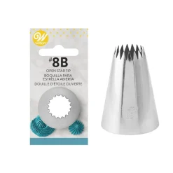 Wilton Open Star Piping Nozzle - Tip No.8B