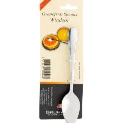 Windsor Stainless Steel 4 Piece Grapefruit Spoon - Set of 4