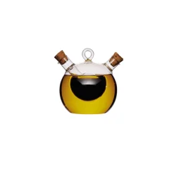 World of Flavours 2-in-1 Round Oil & Vinegar Bottle