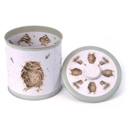 Wrendale Designs Biscuit Barrel Tin - Owl